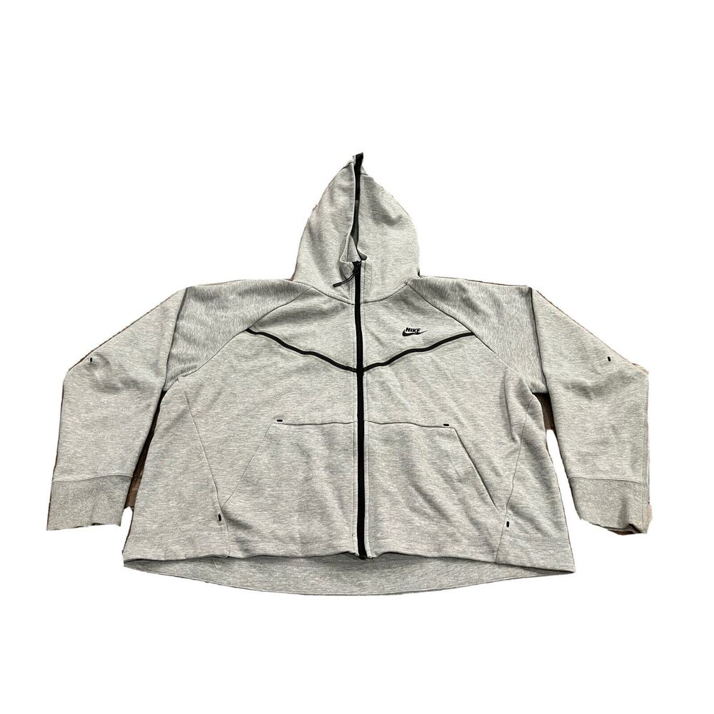 Nike Gray Zip-Up Hoodie